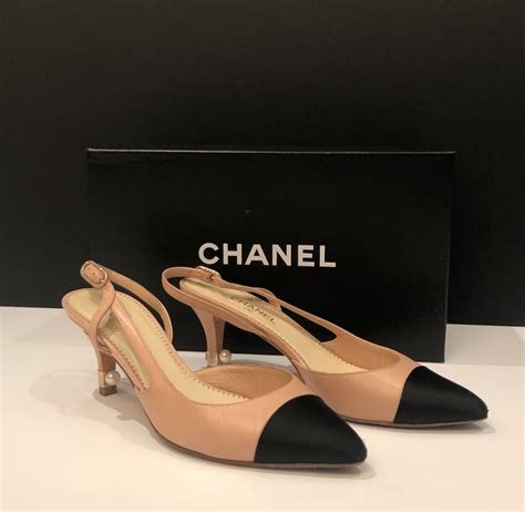 chanel pointed toe heels|chanel ballet flats slingback.